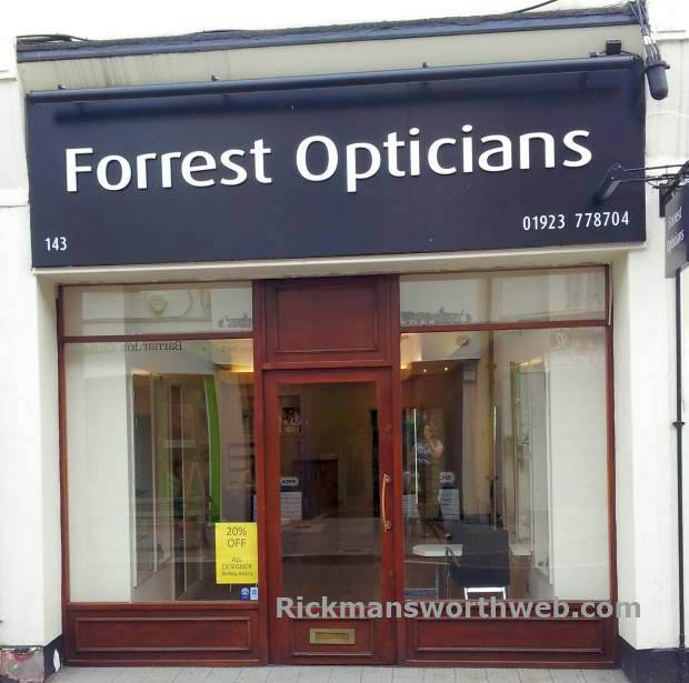 Forrest Opticians Rickmansworth June 2013