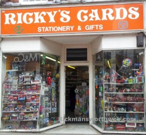 Ricky's Cards Rickmansworth June 2013