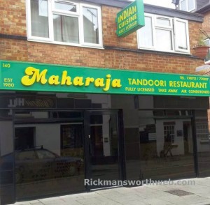 Maharaja Indian Restaurant Rickmansworth June 2013
