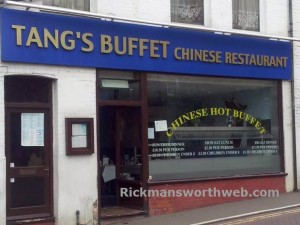 Tangs chinese restaurant Rickmansworth June 2013