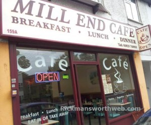 Mill End Café Rickmansworth June 2013